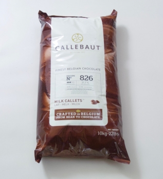 Callebaut milk chocolate 10 kg Callet at sweetART